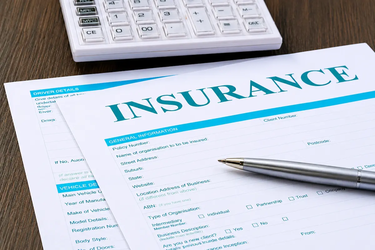 Health insurance documents used when checking acupuncture benefits and coverage
